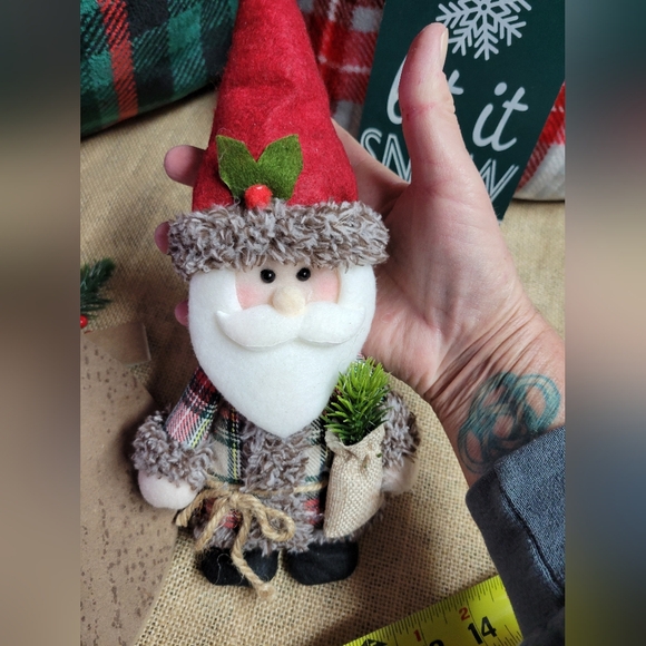 NWT lot of 3 Christmas decorations 1 large ornament 1 sign 1 tag - Picture 6 of 11